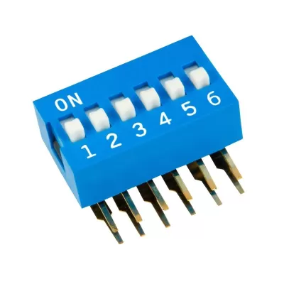 DIP Switch ECDA06-Blue