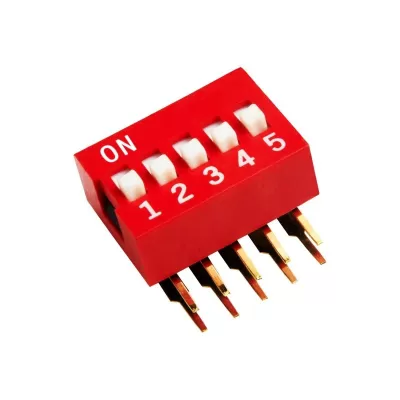 DIP Switch ECDA05-Red