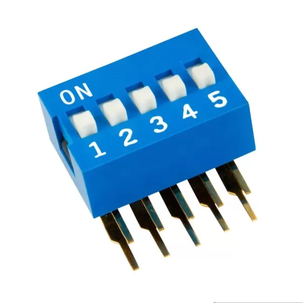 DIP Switch ECDA05-Blue