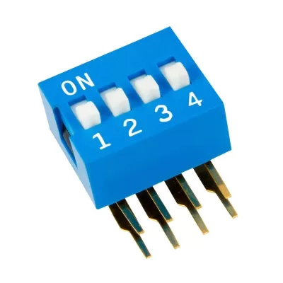 DIP Switch ECDA04-Blue