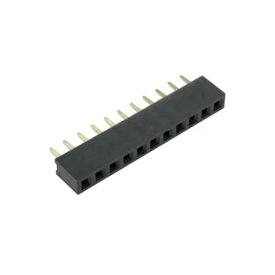 EC U-terminal Female header Straight series single row 1.27mm pitch 1*1PIN-1*40PIN