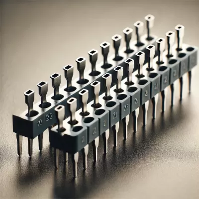 EC Y-terminal Female header Straight series Double row 1.27mm*2.54mm pitch 1*1PIN-1*50PIN