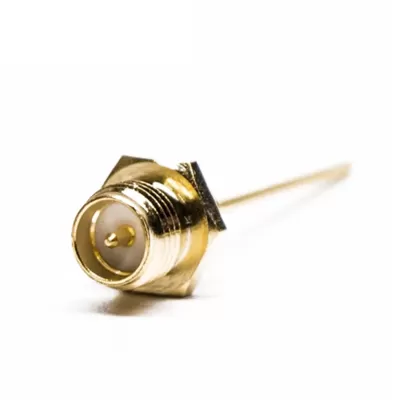 The custom-made long-pin rear partition panel is equipped with an SMA female connector, suitable for PCB brass RF Smb female RF plugs, in compliance with Ipx gold-plated 50-ohm