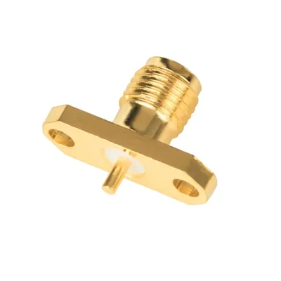 SMA Attenuator Sma RF Connector 2 Holes Flange Mount Female Socket 50GHZ