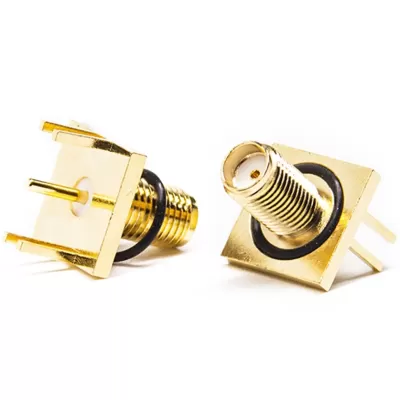 SMA Bulkhead IP67 PCB Panel Connectors